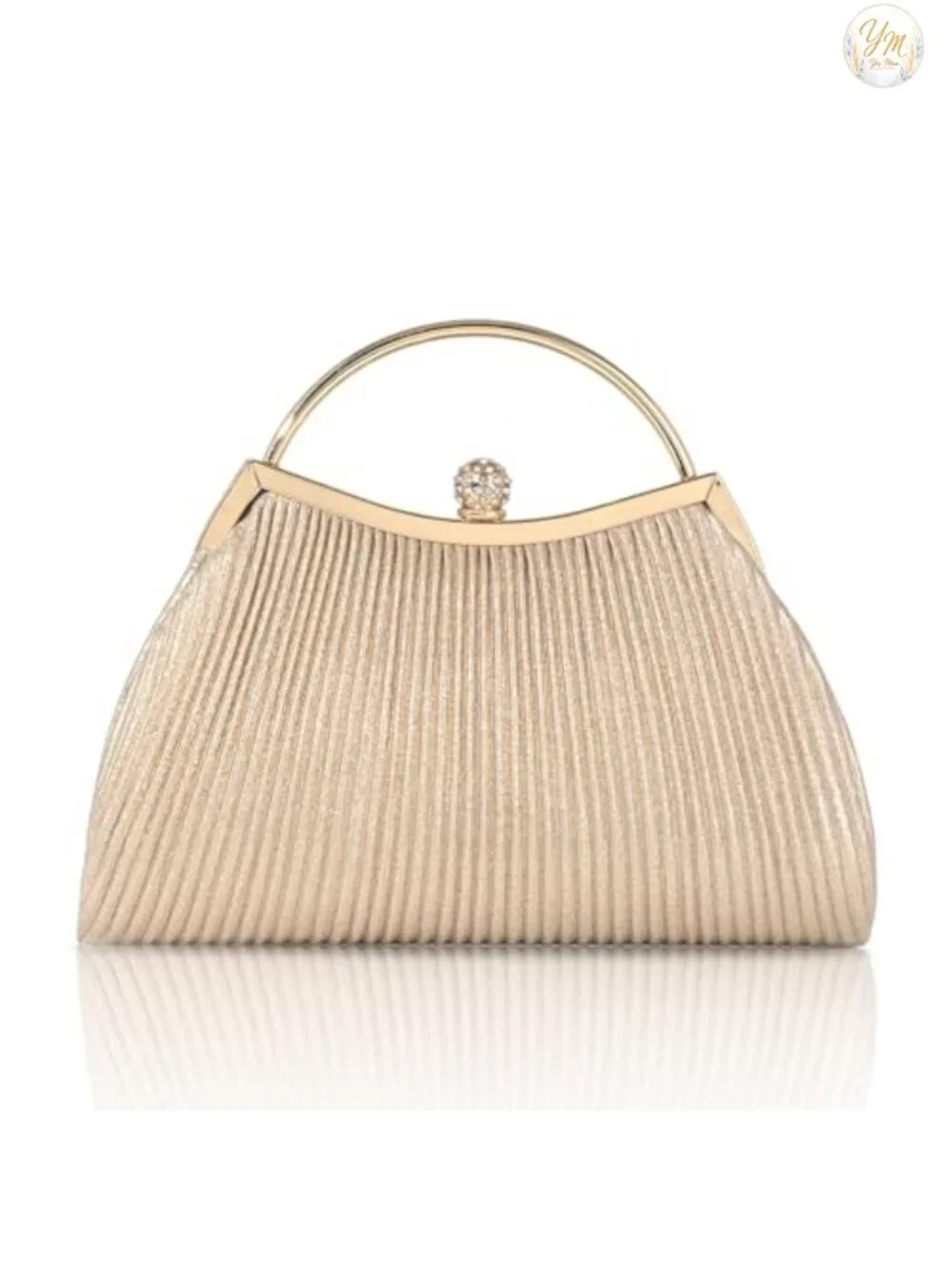 Women's Glitter Clutch Purse with Chain Strap Evening Handbag